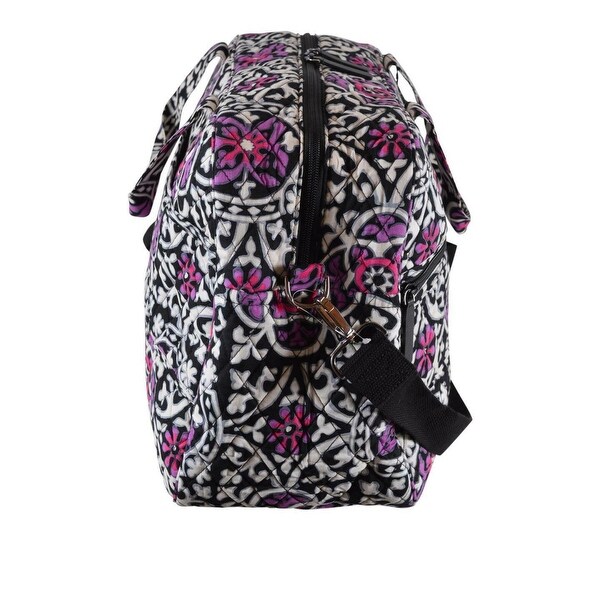 vera bradley lilac medallion weekender