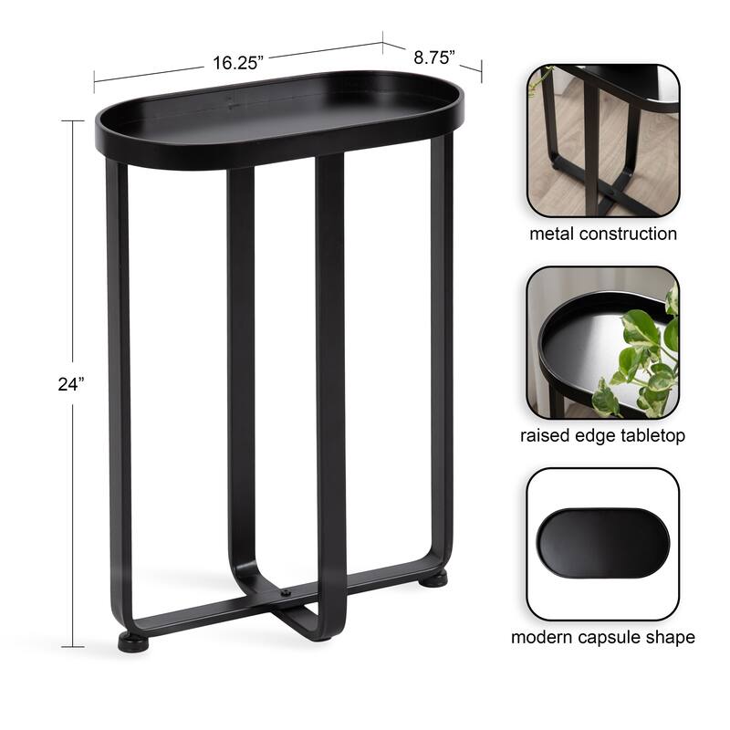 Kate and Laurel Zabel Capsule Metal Side Table