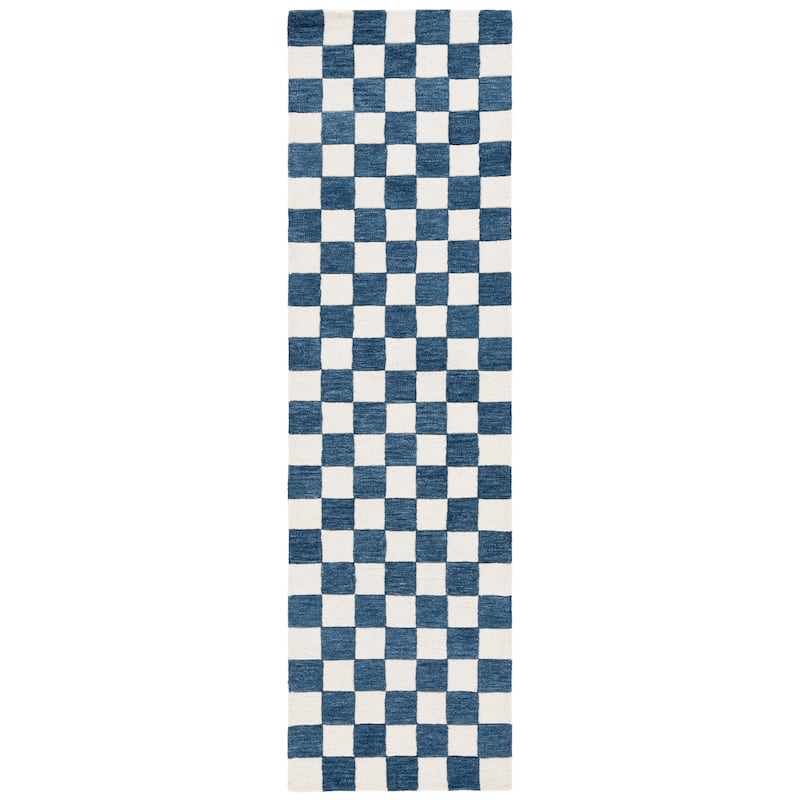 SAFAVIEH Handmade Martha Stewart Collection Berthild Checkered Wool Rug