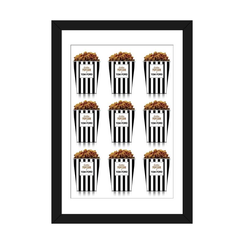 iCanvas "Tom Ford Pop Corn" by Alexandre Venancio PFA - Black - 32x24x1