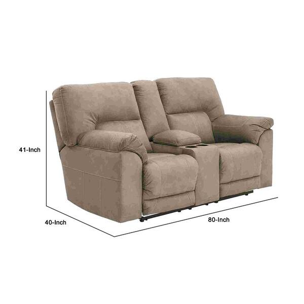 Dual Reclining Loveseat with Console, Slate Grey Bed Bath & Beyond