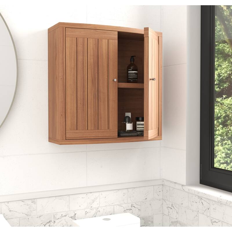 Manada Wall Mounted Storage Cabinet with Front-Facing Doors