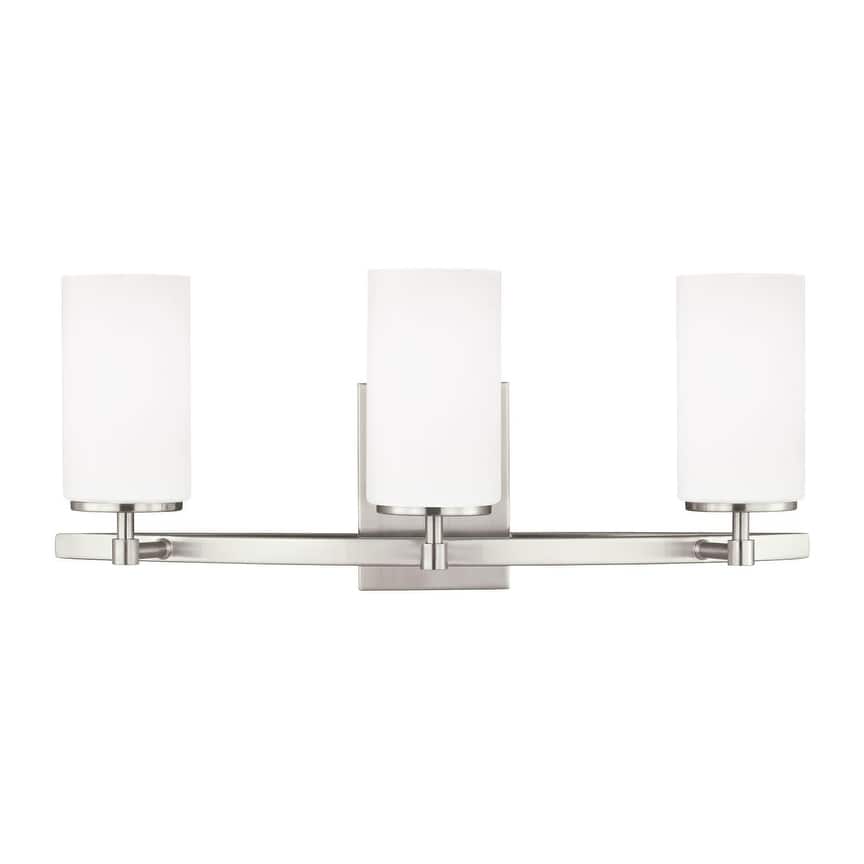 Bellevue Kenney 3 Light 22" Wide LED Vanity Light with Etched White