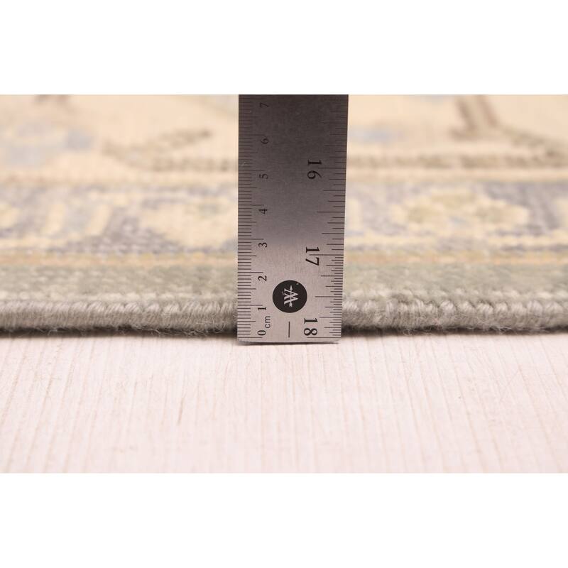 ECARPETGALLERY Hand-knotted Modern Oushak Sage Wool Rug - 8'1 x 10'1