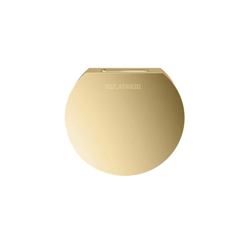 Mr Steam 104515 Designer Square 3 in. Steamhead with Aroma Therapy - Polished Brass