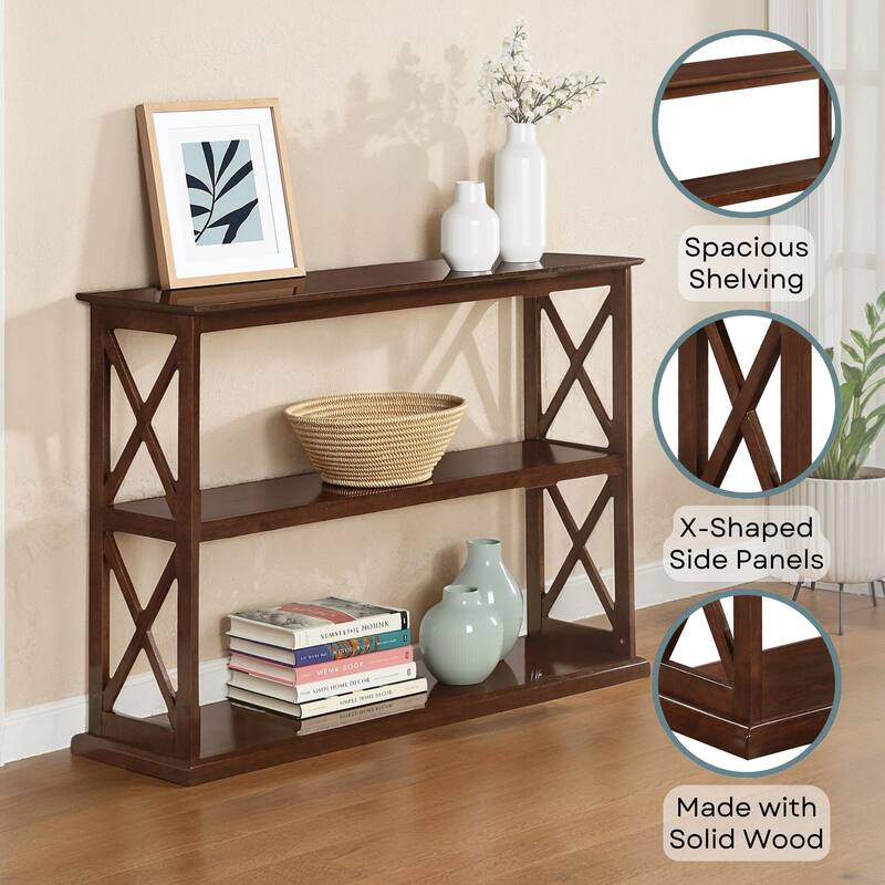Convenience Concepts Coventry Console Table with Shelves
