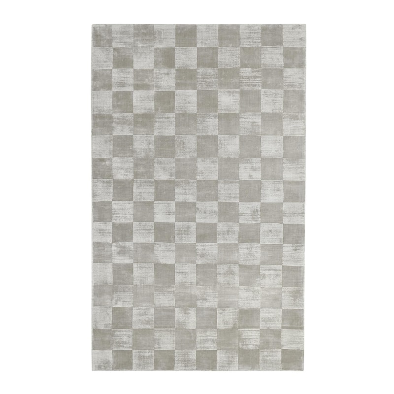 Villa by Classic Home Berlin Handwoven Checkered Area Rug