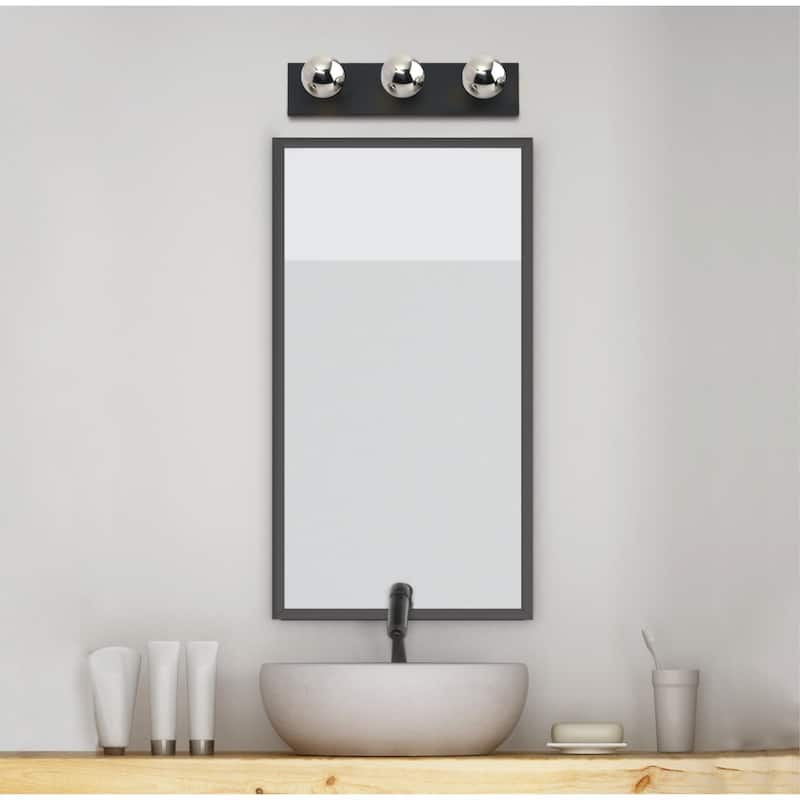 Westinghouse Lighting Three-Light Matte Black Indoor Wall Fixture - Matte Black