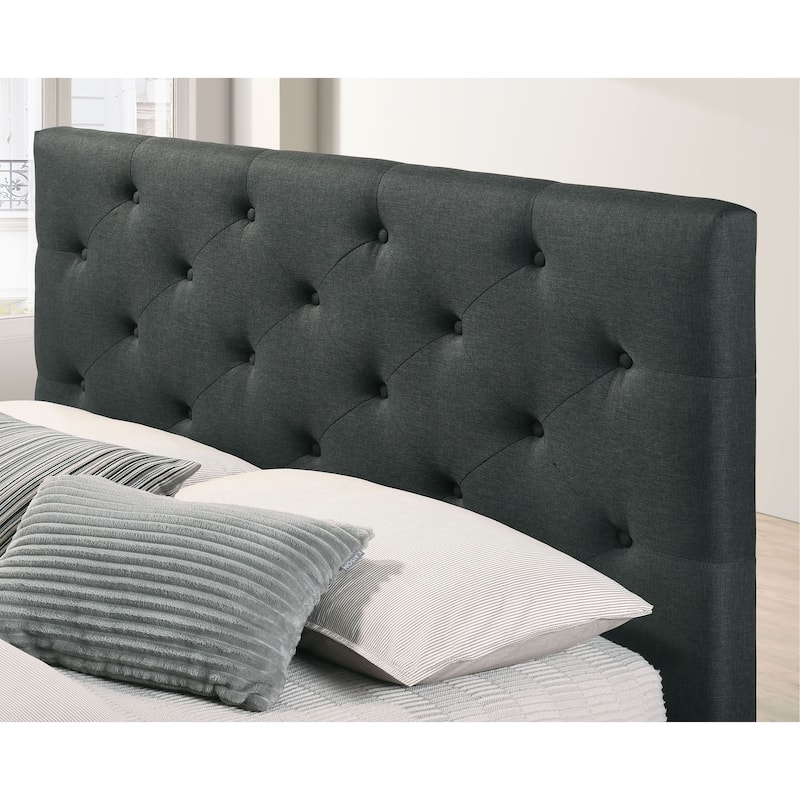 Furniture of America Malaer Modern Tufted 1-drawer Platform Bed