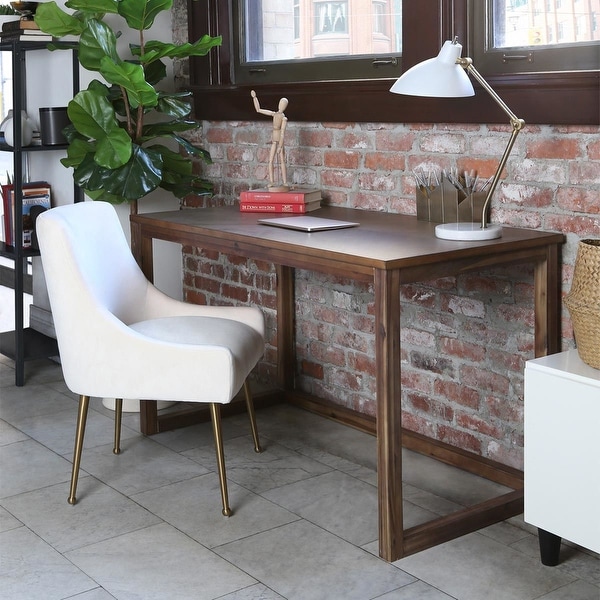 Chevron wood desk discount