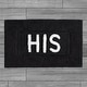 preview thumbnail 11 of 59, Jean Pierre Novelty Cotton Bath Rug - 21"x34" - "His" & "Hers"