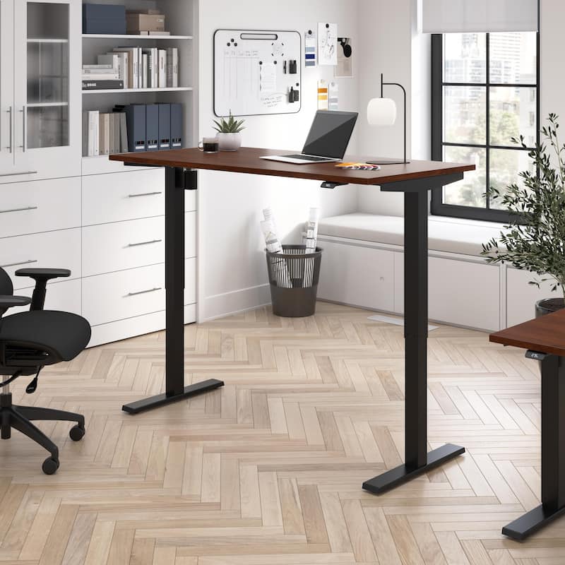 Bush Business Furniture Move 40 Series 60x30 Adjustable Standing Desk - Hansen Cherry
