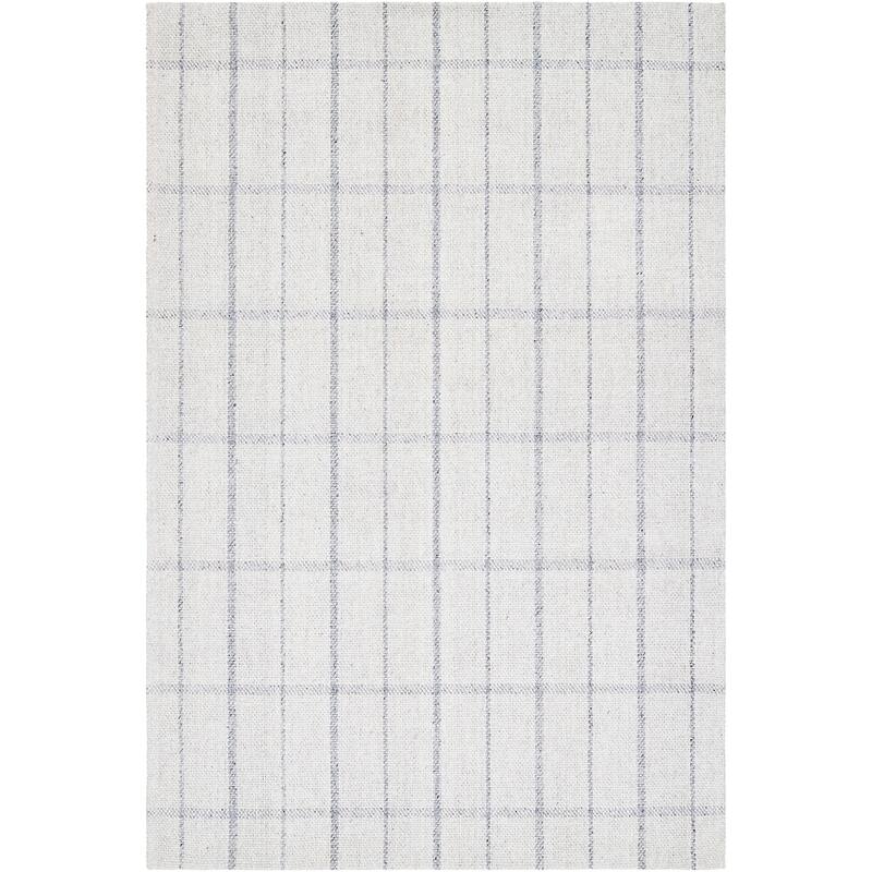 Azalea Handmade Wool & Viscose Plaid Area Rug