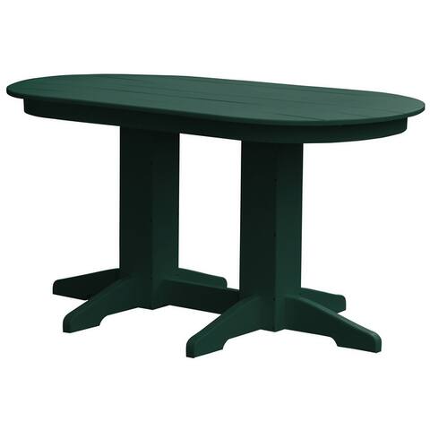 Poly Lumber Oval Dining Table