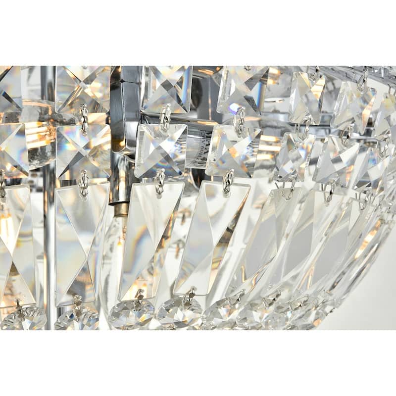 Noah 6-light 16-inch Flush-Mount Chandelier - 16 Inch
