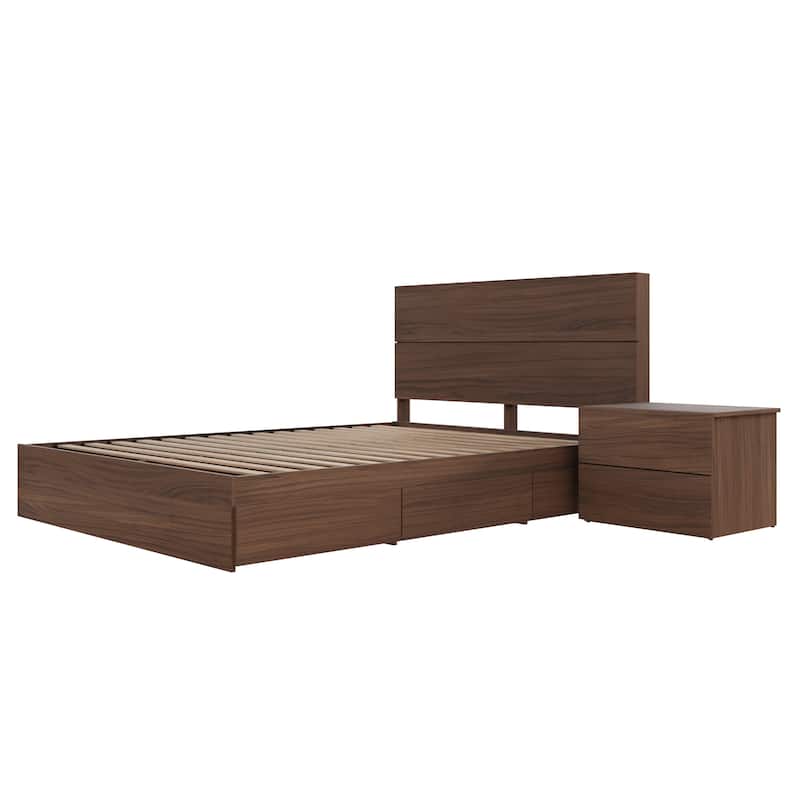 Milo 3-Piece Reversible Storage Bedroom Set