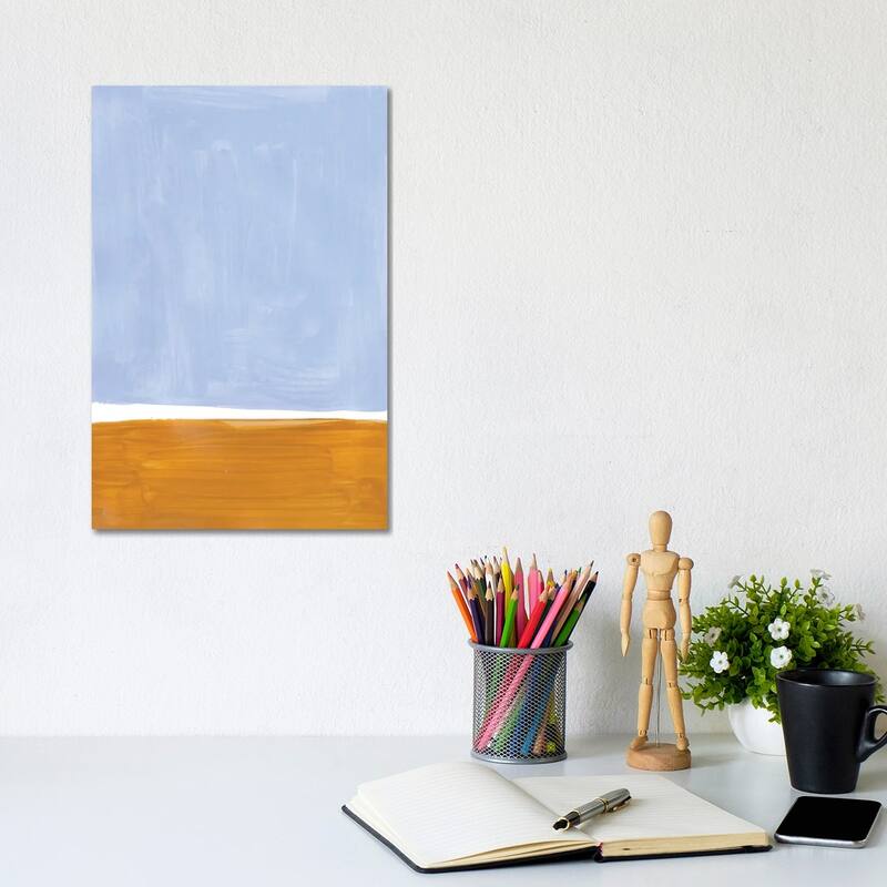 iCanvas "Pastel Blue Rothko Remake" by EnShape Canvas Print - 12x8x0.75