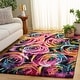 preview thumbnail 3 of 15, SAFAVIEH Fiesta Shag Racquel Rose Rug