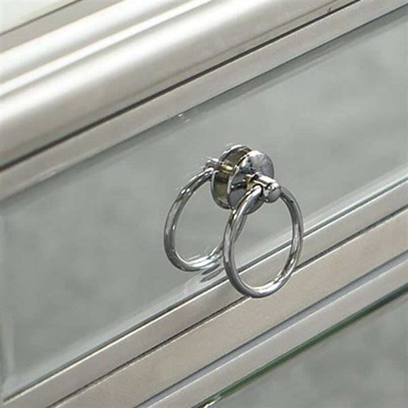 Illusions Collection Mirrored Entryway Console - (41.73 x 15.35 x 31.1)”