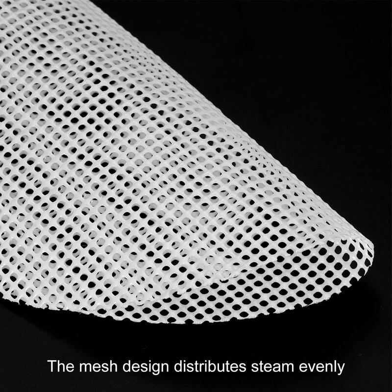 40 Pcs 2.6 Inch Reusable Round Non-Stick Steamer Liners Mesh Mat Pad, White - 2.6 inch