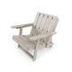 preview thumbnail 8 of 172, Shoreline Fully Assembled All-Weather HDPE Outdoor Folding Modern Adirondack Chair
