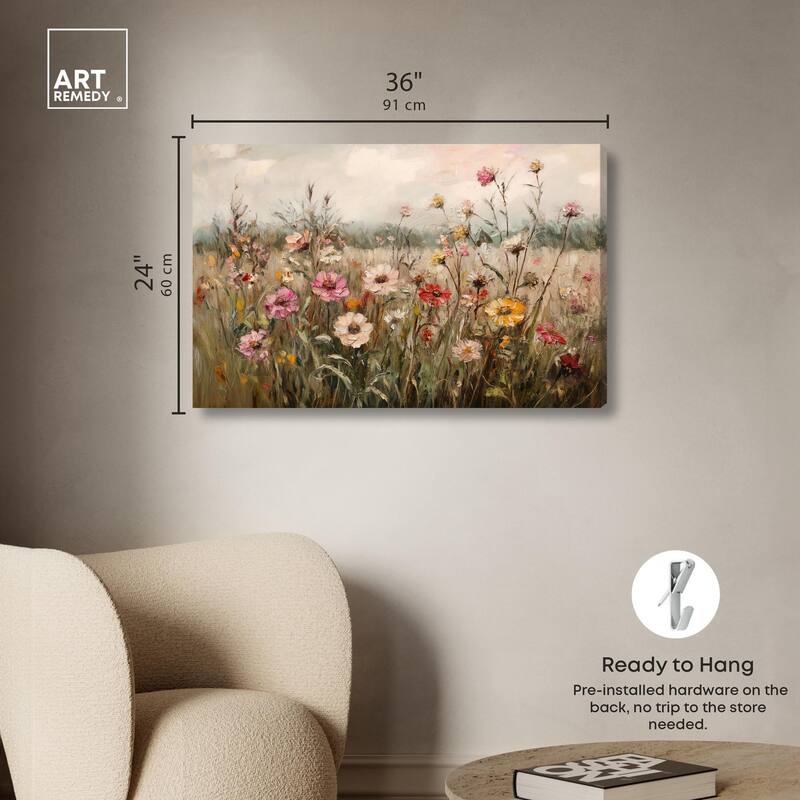 Vintage Blooms I Canvas by Art Remedy, Gallery Wrapped