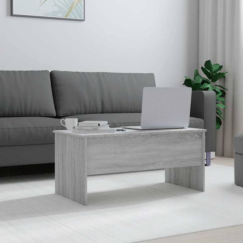 vidaXL Coffee Table Lift Top End Table Accent Side Sofa Table Engineered Wood - 40.2" x 19.9" x 18.3"