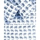 preview thumbnail 1 of 2, Printed Design Cotton Collection 400 Thread Count Navy Elephants Embroidered Sheet Set
