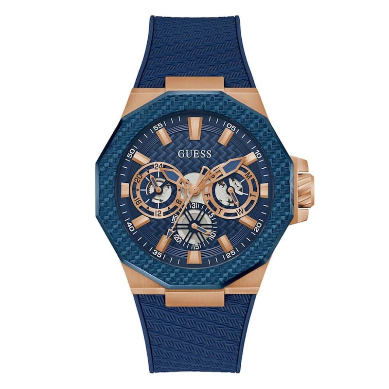 Guess Men's Indy Blue Dial Watch - GW0853G3 - One Size