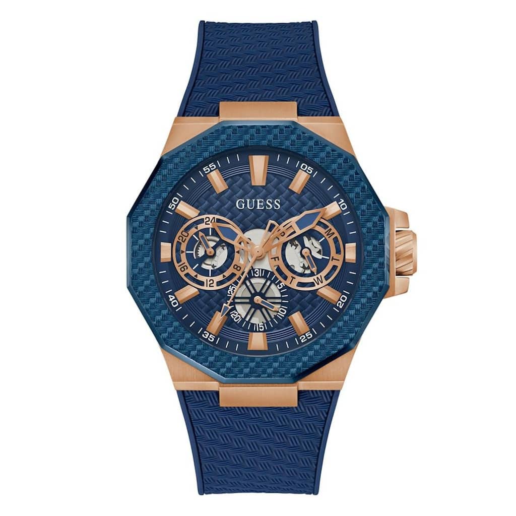 Guess Men's Indy Blue Dial Watch - GW0853G3 - One Size