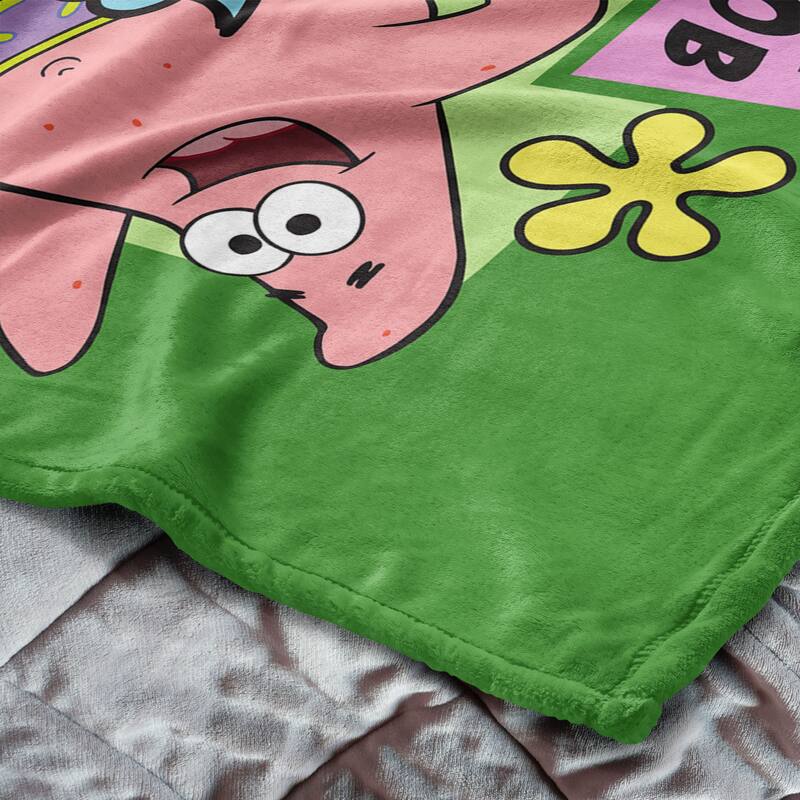 Nickelodeon Spongebob Squarepants Silk Touch Throw Blanket