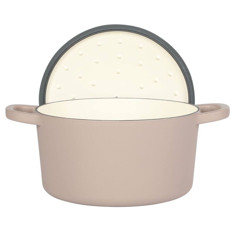 Crock Pot Artisan 5-Quart Round Dutch Oven - Matte Dusty Pink