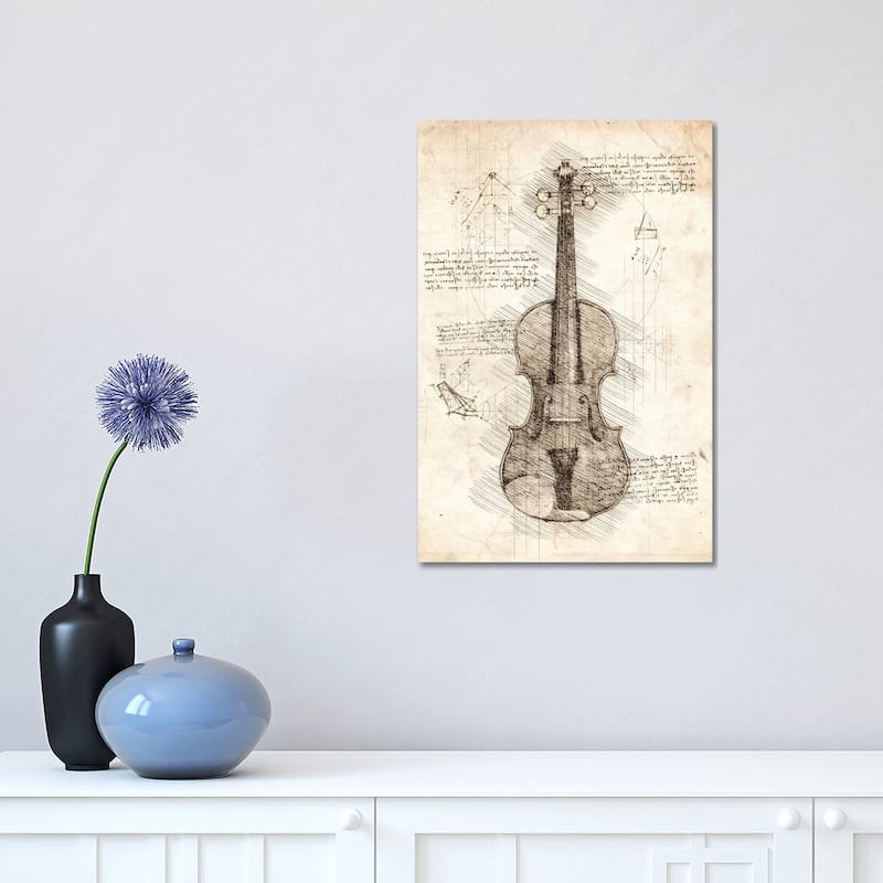 iCanvas "Violin" by Cornel Vlad Canvas Print - 18x12x1.5