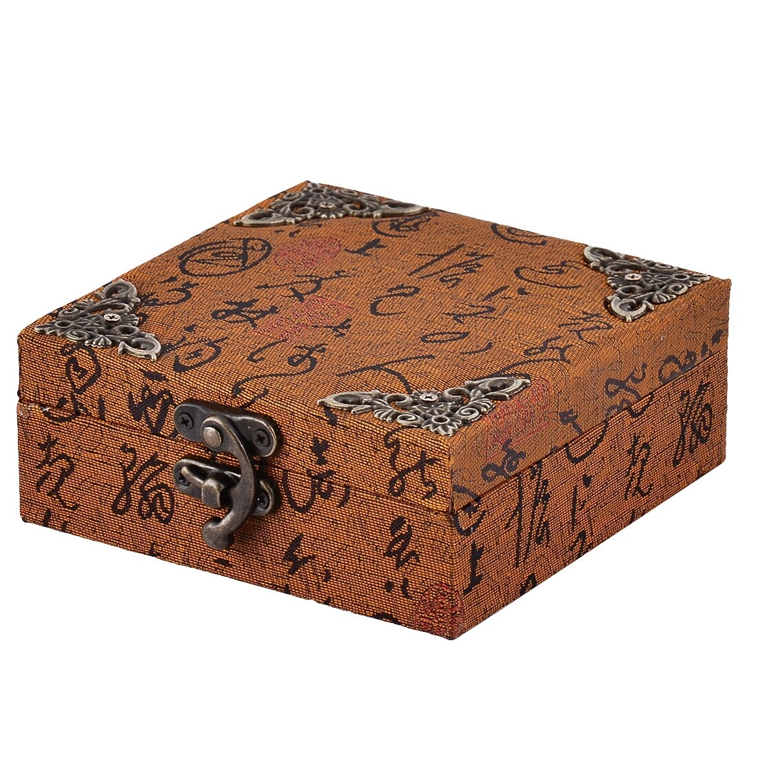 Shop Home Wooden Vintage Style Ring Jewelry Candy Collection Locked Box Organizer Overstock 28804025