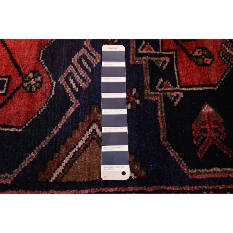 ECARPETGALLERY Hand-knotted Konya Anatolian Navy Wool Rug - 4'5 x 6'9