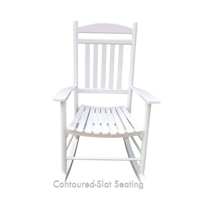 Havana White Rocking Chair