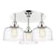 Option Polished Nickel / Clear Deco Swirl