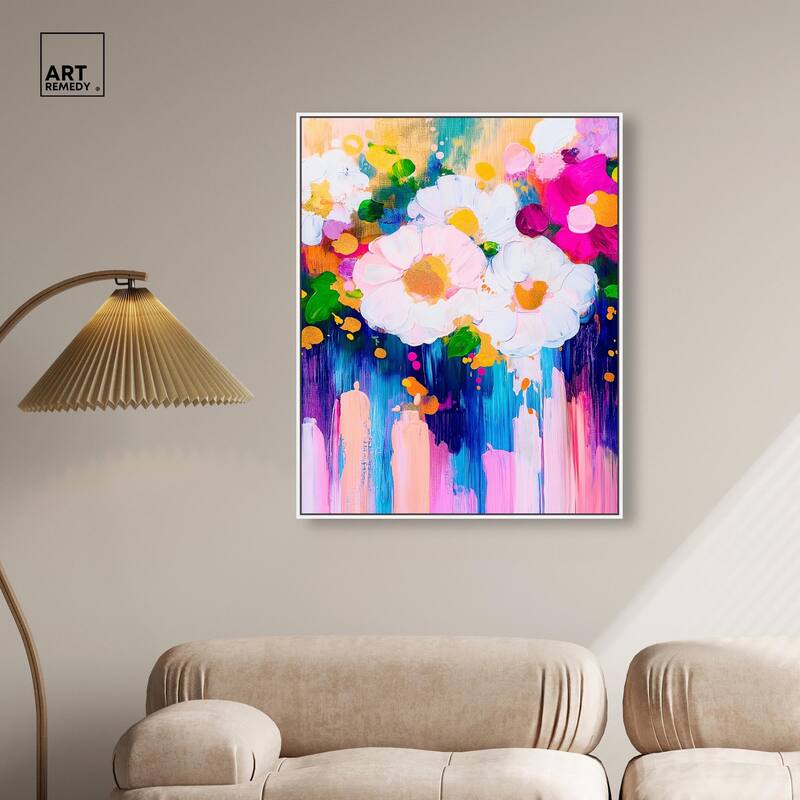 Contrast of Purity II Canvas by Art Remedy