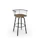 Option Beige Distressed Wood / Black Metal
