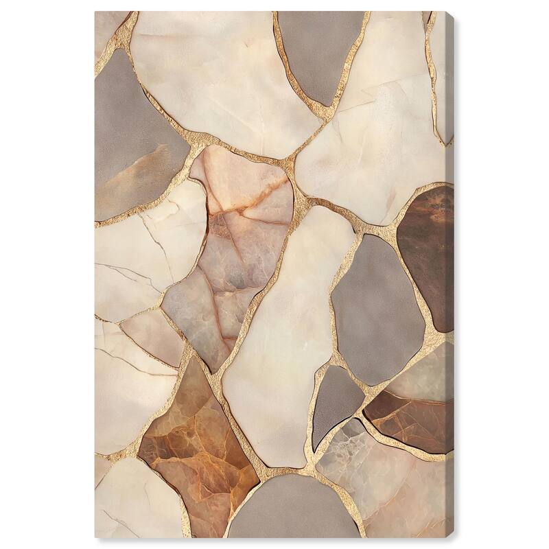Textured Earthy Tones III Canvas by Art Remedy, Gallery Wrapped - 36" x 54"