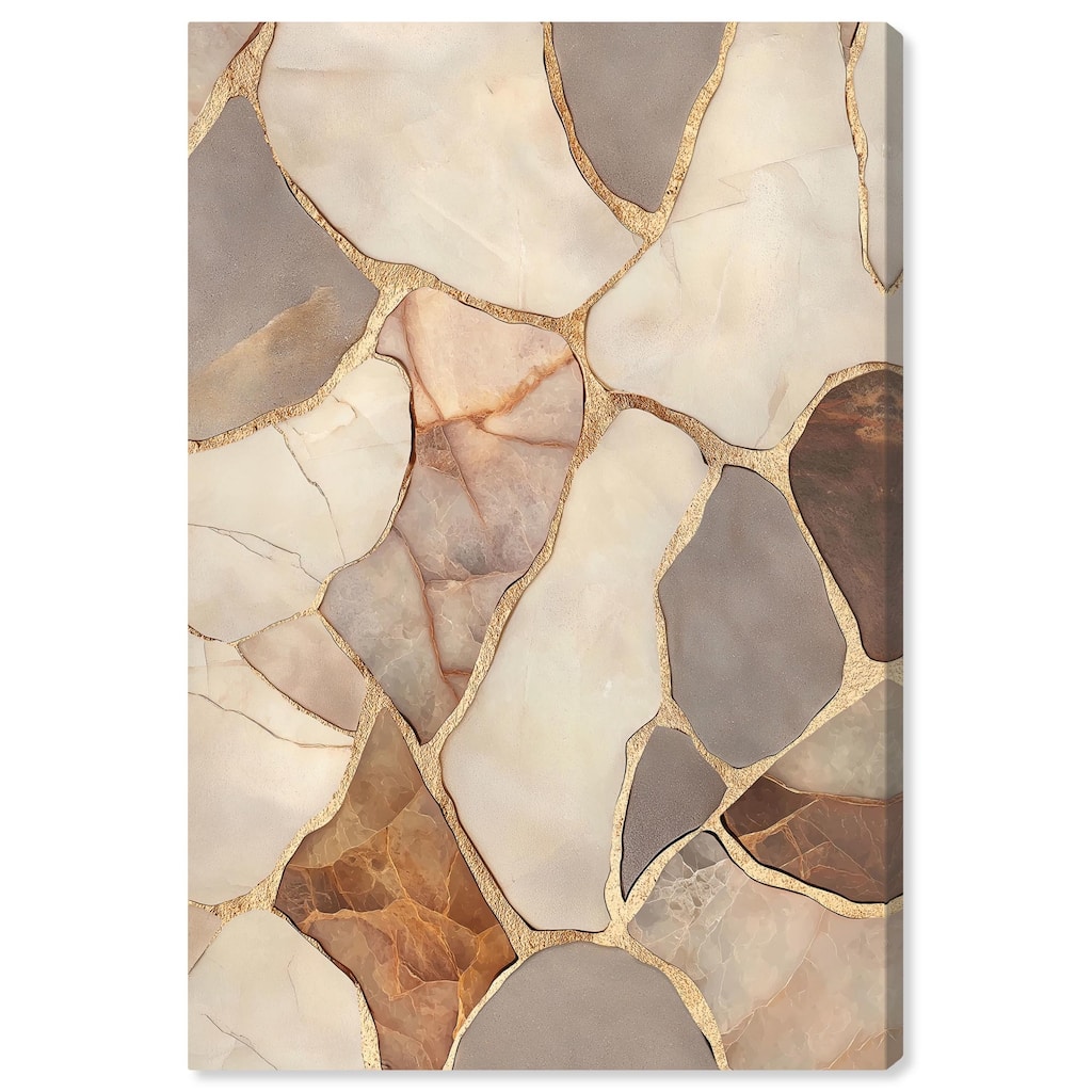 Textured Earthy Tones III Canvas by Art Remedy, Gallery Wrapped