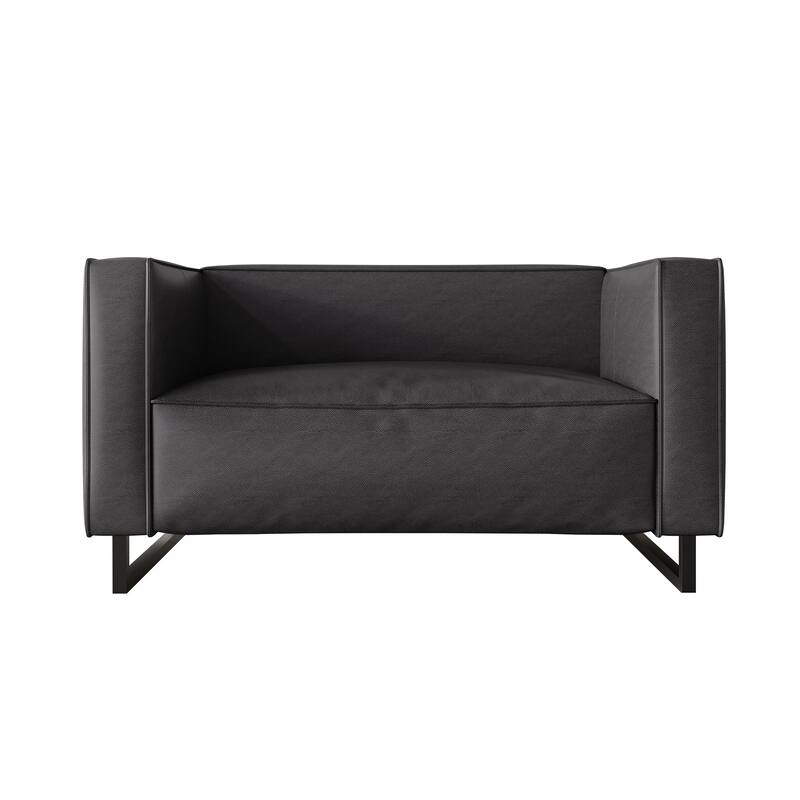 CraftPorch Mid Century Modern 2- Pieces Upholstered Living Room Set
