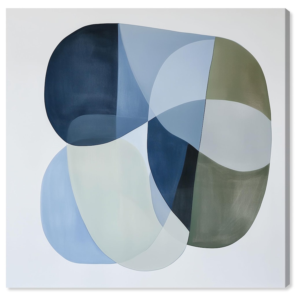 Serene Overlap II Canvas by Art Remedy, Gallery Wrapped
