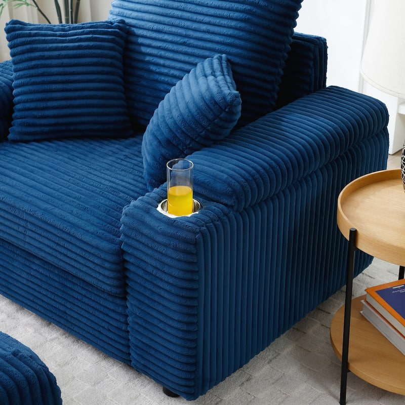 Modern Comfy Armchair Reading Chairs for Bedroom Living Room