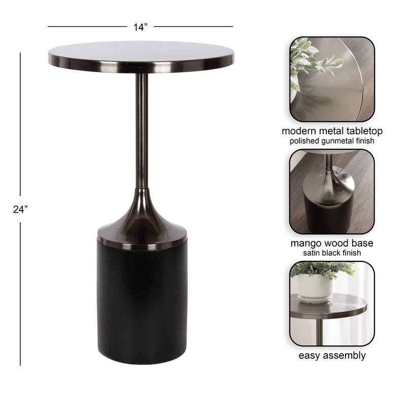 Kate and Laurel Whelan Round Side Table