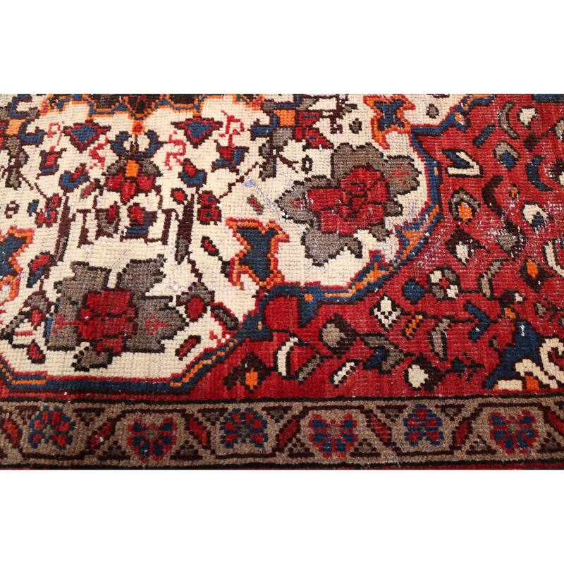 ECARPETGALLERY Hand-knotted Antalya Vintage Red Wool Rug - 4'9 x 9'7