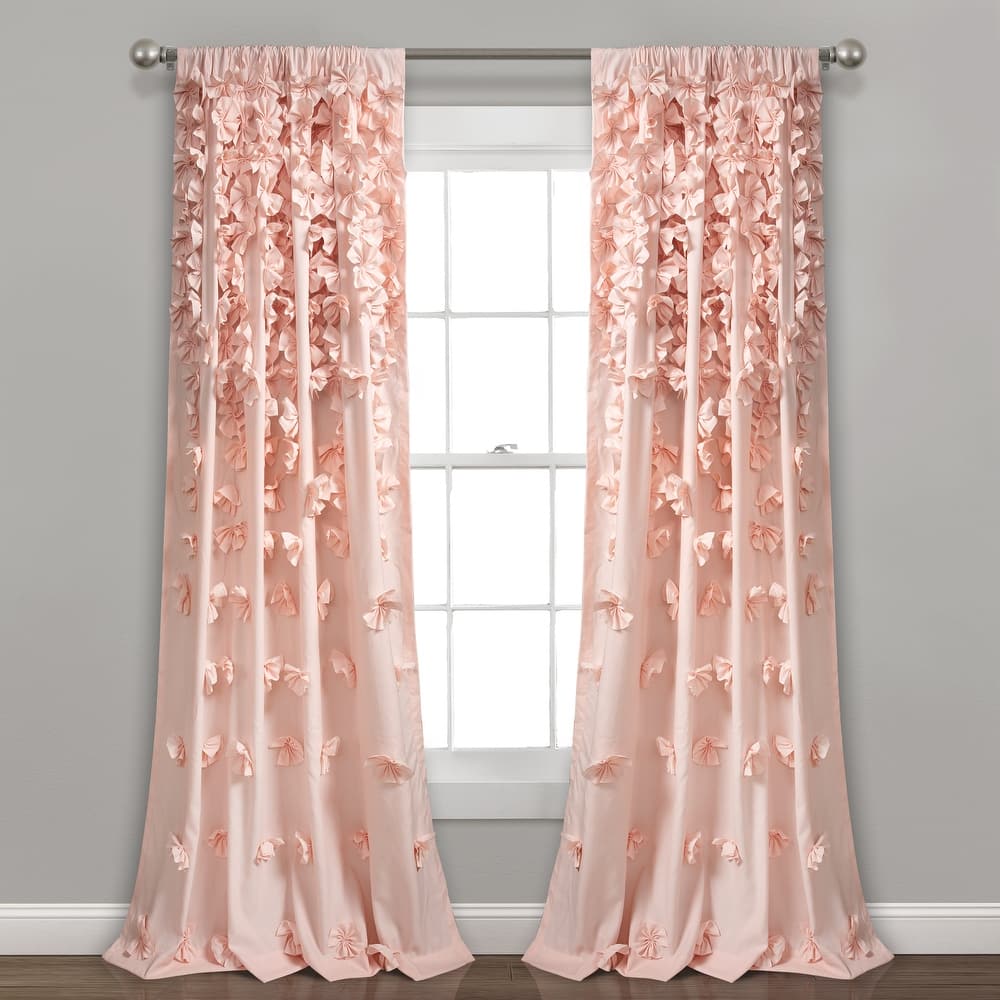 Silver Orchid Turpin Single Window Curtain Panel