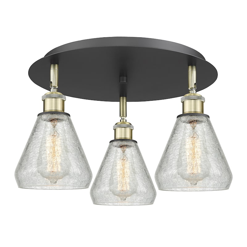 Innovations Lighting Conesus - 3 Light 18" Flush Mount