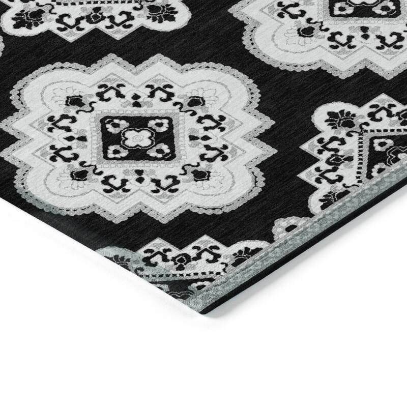 Machine Washable Indoor/ Outdoor Chantille Moroccan Boho Rug
