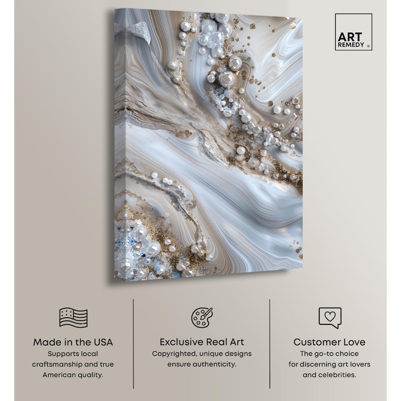 Effervescent Earth Canvas by Art Remedy, Gallery Wrapped
